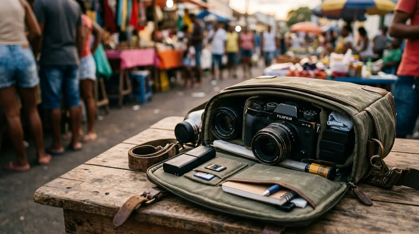 What's in My Camera Bag for Shooting Street Scenes in Brazil